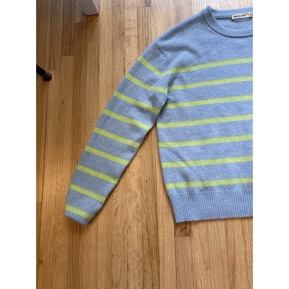 Marine Layer Harper Cashmere Sweater XS Layered Luxury Cabincore Workwear - Picture 6 of 9